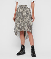 Thumbnail for your product : AllSaints Lea Patch Long Skirt