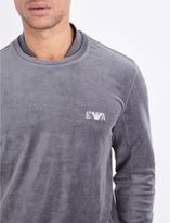 Thumbnail for your product : Emporio Armani Chenille jersey sweatshirt