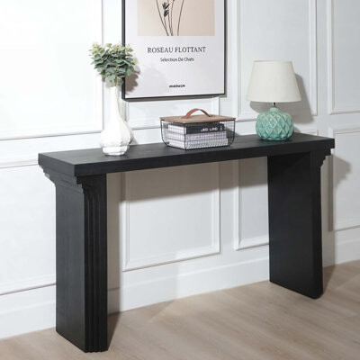 Lark Manor Modern Minimalist Wooden Console Table for Entryway Living Room and Hallway – Versatile Decorative Accent