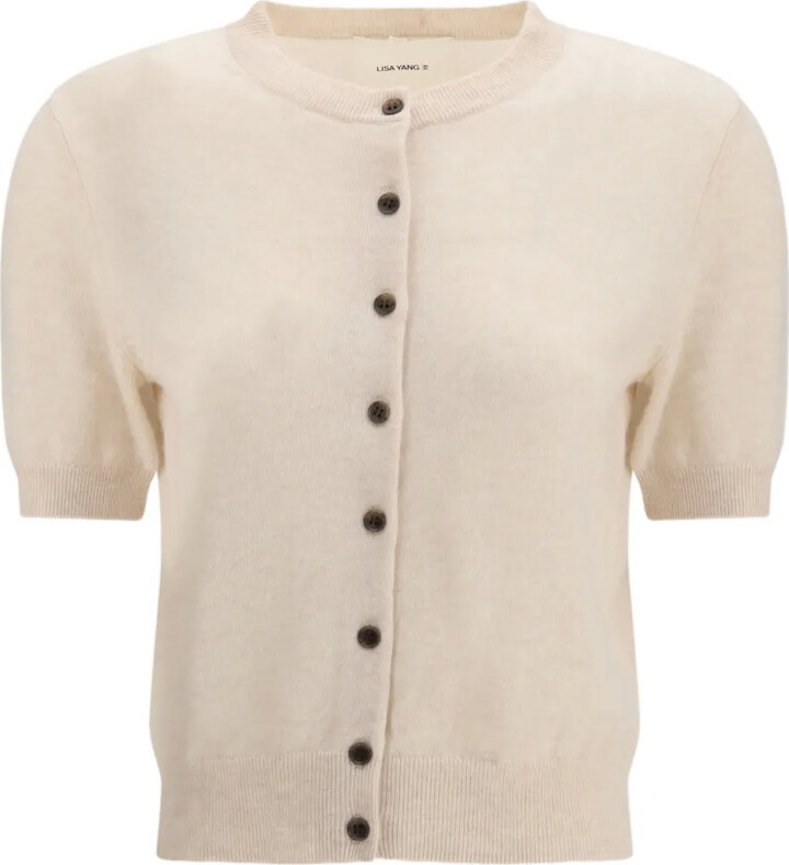 Lisa Yang Marene button cashmere cardigan