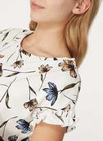 Thumbnail for your product : Ivory Frill Sleeve T-Shirt
