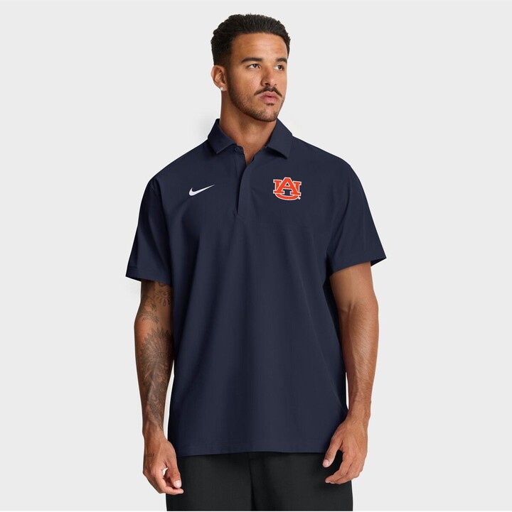 Nike Men's Navy Auburn Tigers 2025 Coaches Sideline Polo Shirt