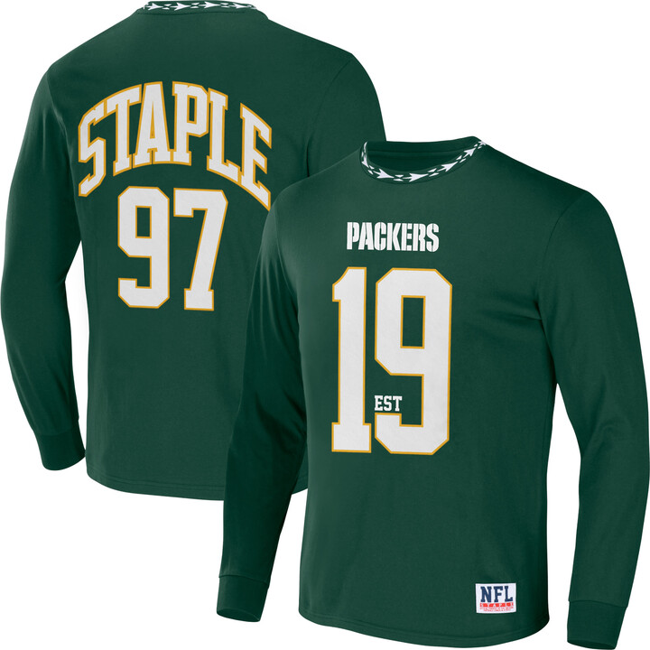 Staple Men's NFL x Hunter Green Green Bay Packers Core Team Long Sleeve T-Shirt
