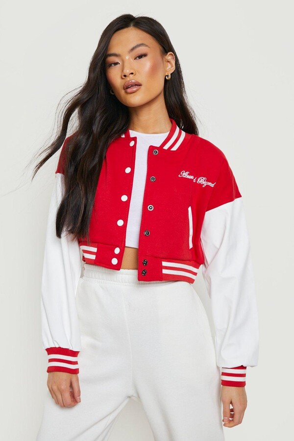 Red Varsity Jacket | Shop the world's largest collection of fashion ...