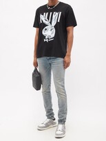 Thumbnail for your product : Amiri X Playboy Bunny-print Jersey T-shirt - Black