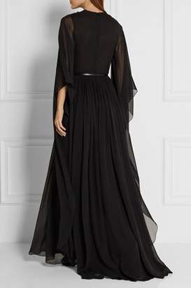 Elie Saab Embellished Tulle And Silk-chiffon Gown