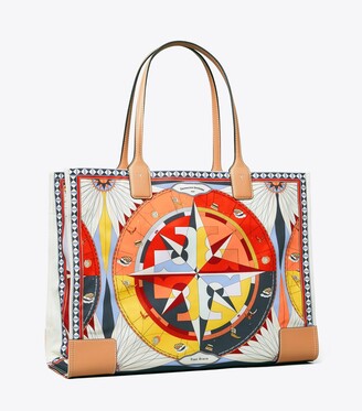ella printed tote bag