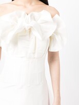 Thumbnail for your product : Rachel Gilbert Freida ruffle-trim strapless dress