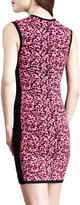 Thumbnail for your product : McQ Sleeveless Popcorn Knit Dress, Shocking Pink/Black