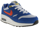 Thumbnail for your product : Nike blue air max 1 boys junior