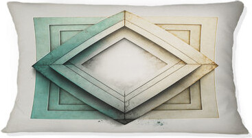 Impermanence Japanese Vintage Art VI - Abstract Geometric Printed Throw Pillow