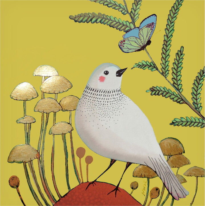 Sylvie Demers 'Le Petit Sentier Jaune Bebe' Canvas Art