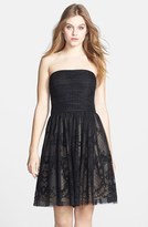 Thumbnail for your product : Betsey Johnson Ruched Bodice Strapless Dress