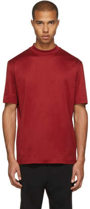 Lanvin Red High Collar T-Shirt