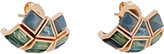 Thumbnail for your product : Nak Armstrong Women's Mixed Gemstone & Rose Gold Curved Mosaic Studs