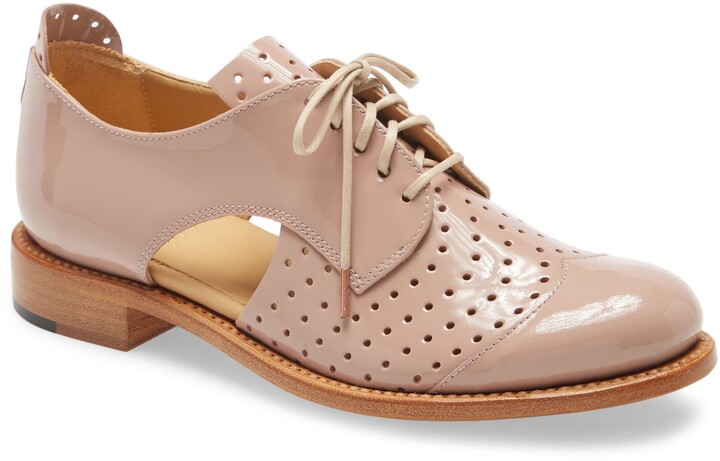 womens cutout oxfords