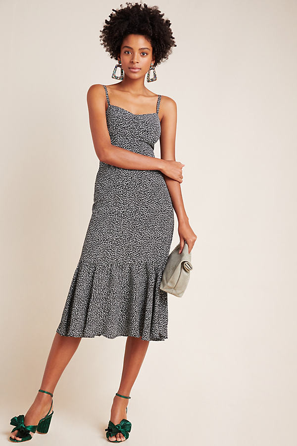 black midi dress size 14