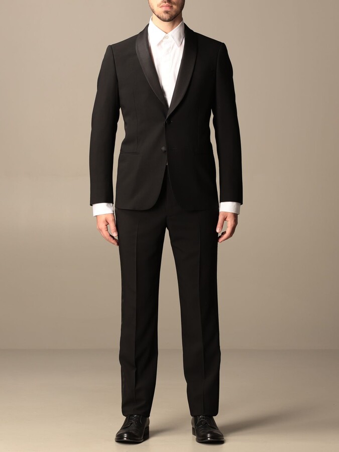 armani grey suit
