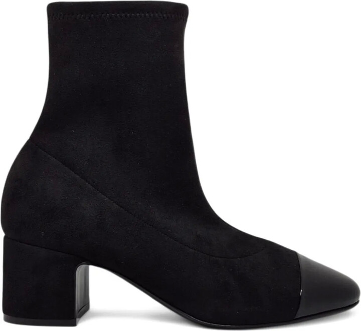 Casadei Cap-Toe Block-Heel Pumps