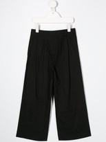 Thumbnail for your product : MonnaLisa Buttoned Wide-Leg Trousers
