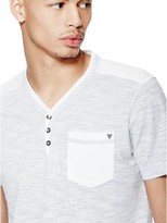Thumbnail for your product : GUESS Men's Ronny Short-Sleeve Marled Henley