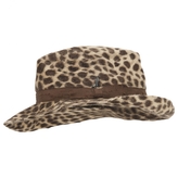 Thumbnail for your product : Muhlbauer Leopard Print Pony Skin Hat