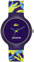 Thumbnail for your product : Lacoste Watch Goa with silicone strap
