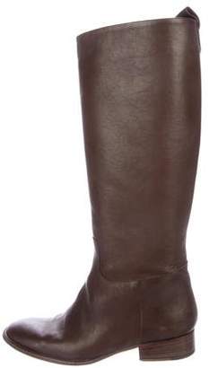 Max Mara Leather Knee-High Boots