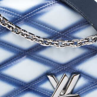 Louis Vuitton Blue/White Quilted Lambskin Leather GO-14 Malletage PM Bag -  ShopStyle