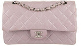 Thumbnail for your product : Chanel Vintage Classic Medium Double Flap Bag Purple