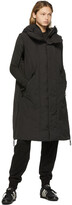 Thumbnail for your product : Y-3 Black Down Sueded Hooded Vest
