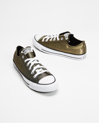 Converse Women's Gold Low-Tops - Chuck Taylor All Star City Glimmer - Women's - Size 6 at The Iconic