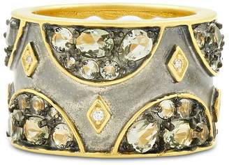Freida Rothman Rose d'Or Pave Band Ring