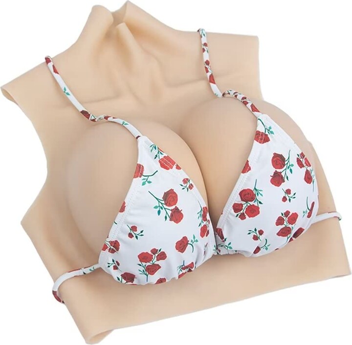Cotton Filled Breastplate Fake Boobs Breast Plates Crossdressers