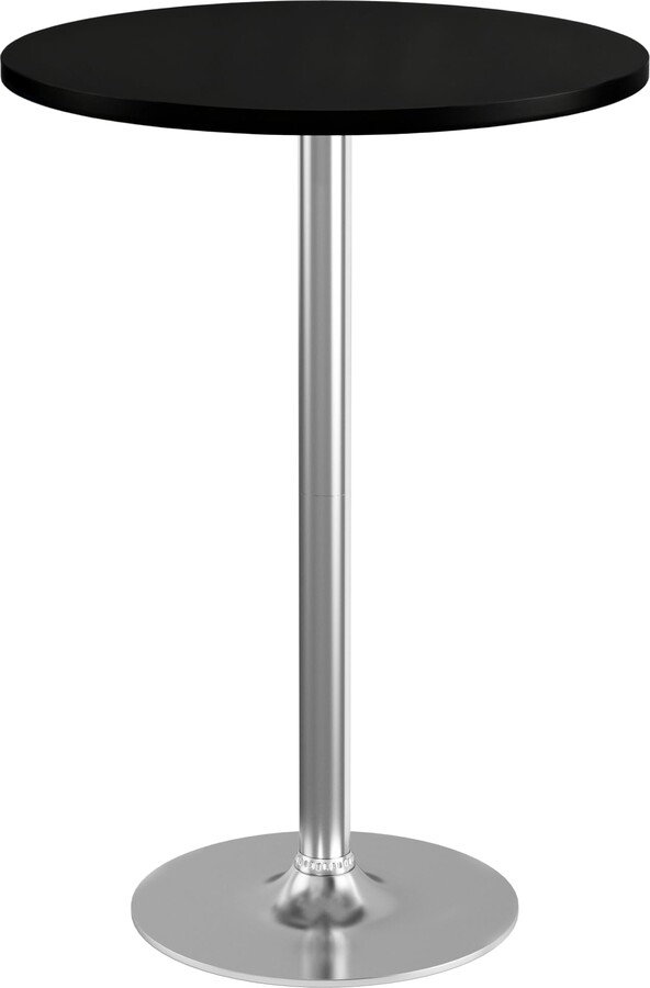 Homall Round Dining Table Bistro Pub 23.8 x 39.5 Inches Bar Table for Kitchen