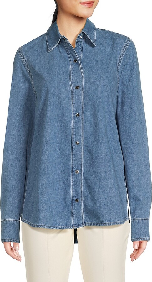 7 For All Mankind Cotton Denim Shirt
