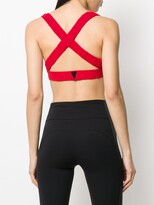 Thumbnail for your product : NO KA 'OI crisscross back V-neck sports bra