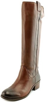 Arturo Chiang George-x Women Round Toe Leather Brown Knee High Boot.