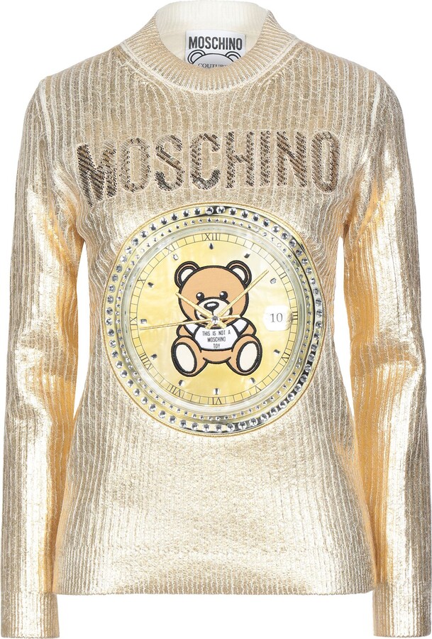Moschino Sweater Gold - ShopStyle