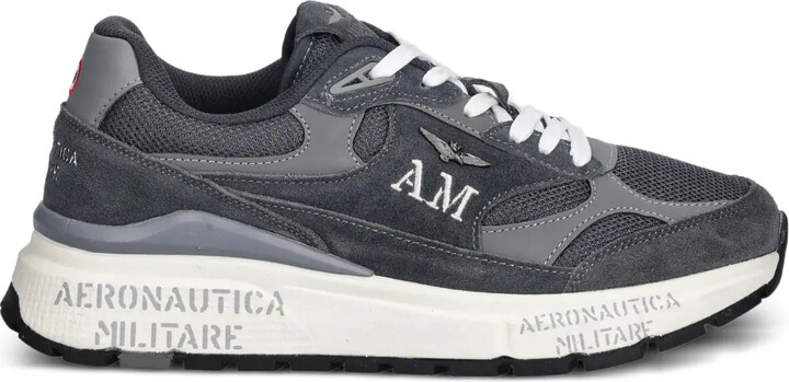 Aeronautica Militare Logo-Lettering Sneakers