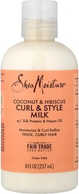 Shea Moisture SheaMoisture, Curl & Style Milk, Coconut & Hibiscus, 8 fl oz (237 ml)