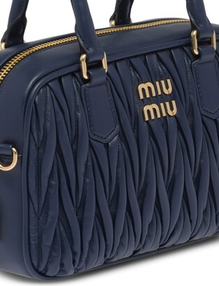 Miu Miu Matelassé Leather Tote Bag - ShopStyle