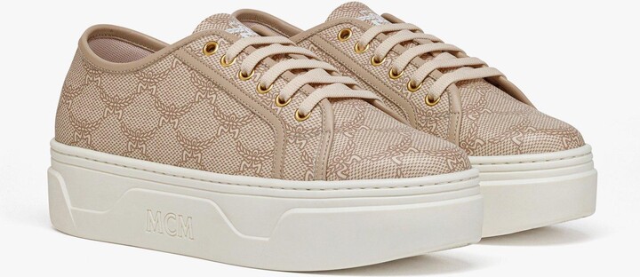 [MCM]★Skyward Loretos Platform Sneakers MCM Women's Skyward Low Top Platform Sneakers | Bloomingdale's