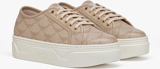 [MCM]★Skyward Loretos Platform Sneakers 36 IT Skyward Platform Sneakers in Lauretos Beige | MCM ®JP