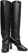 Thumbnail for your product : Nicholas Kirkwood Kim Gathered Leather Knee Boots