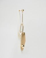 Thumbnail for your product : ASOS Statement Metal Shape Earrings
