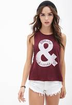 Thumbnail for your product : Forever 21 Beauty & Brains Muscle Tee
