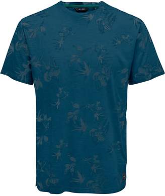 ONLY & SONS Oil Dye Printed Cotton Tee