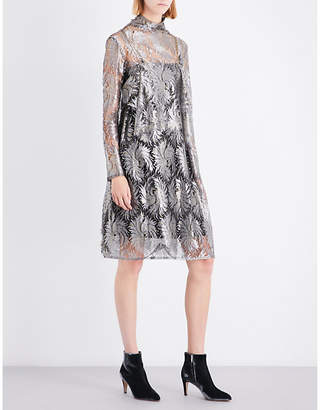 Sharon Wauchob Metallic silk lace dress