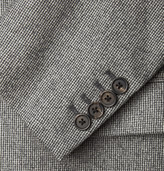Thumbnail for your product : Band Of Outsiders Black and Off-White Houndstooth Wool Suit Jacket